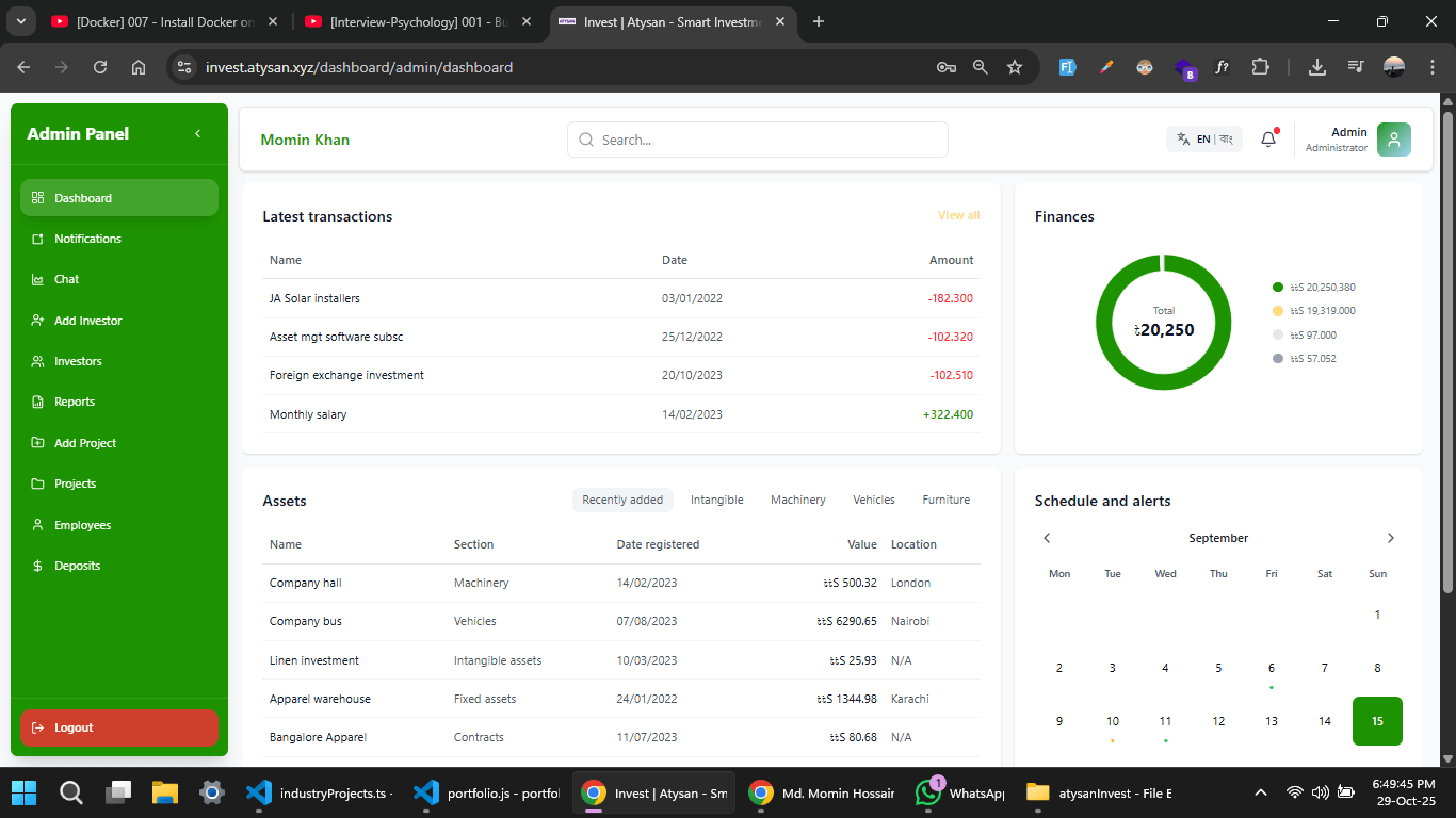Hover Atysan Invest - Investment Platform